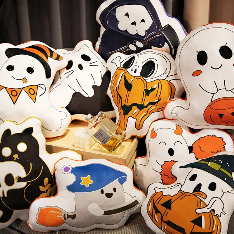 Halloween Pillow Cushion, Soft Plush Sleep Support, Sofa Bed Decorative Item, Sofa Cushion Decorations, Comfortable Living Room Accent, Cozy Home Accessory, Cushions For Sofa
