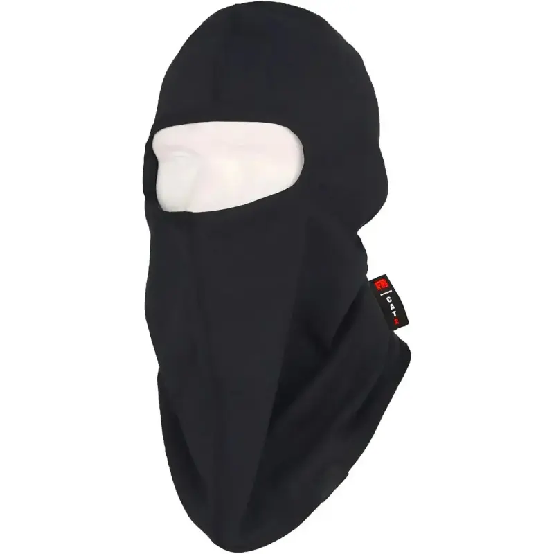 Flame Resistant Cotton Balaclava Hood, Breathable 100% Cotton Face Cover, Arc Rated CAT 2 & NFPA 2112 Compliant Protective Gear for Welding, Hunting, One Size Fits All