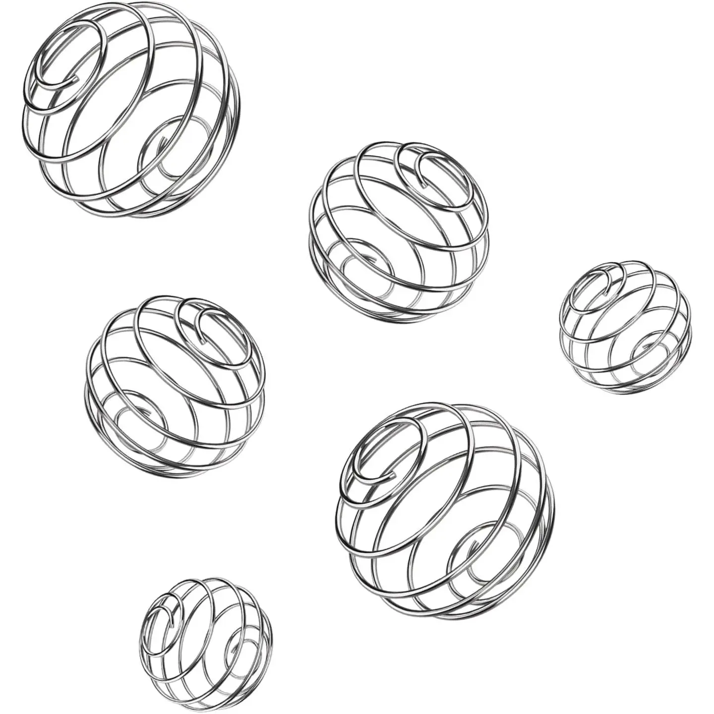 Shaker Balls, 6PCS 304 Stainless Steel Mixing Balls for Protein Shakes Formula, Blending Balls for Mixer Bottles