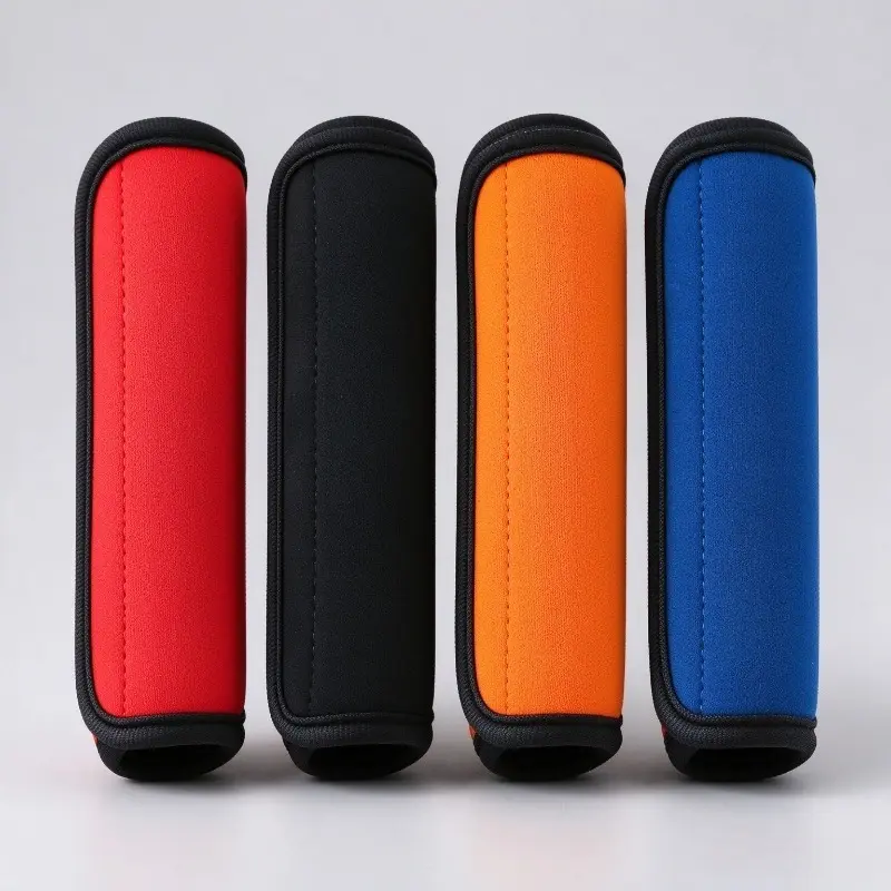 4-Pack Luggage Handle Covers, Lightweight Durable Suitcase Handle Grip Wraps, Hand Protection Accessories, Easy Install for Telescoping & Carry Handles, for Travel & Home Use