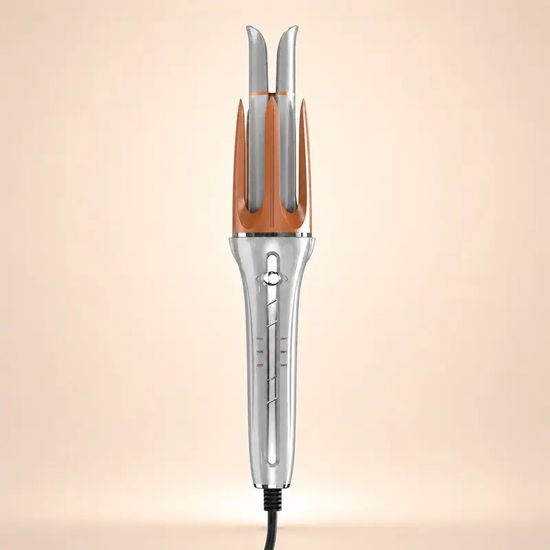 Automatic Rotating Curling Iron, Three Temperature Settings, Bidirectional Rotation, Easy to Use, Ideal for Straight to Curly Hair, Beach Waves, Daily Styling, Hair Styling Tools, Auto Rotating Curler