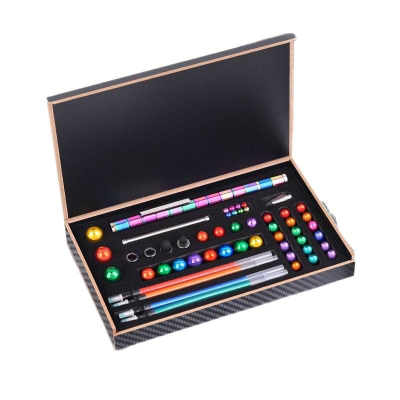 Black Technology Transformable Magnetic Pen Student Stress Relief Magnetic Levitation Multifunctional Magnet Pen Magnetic Toy