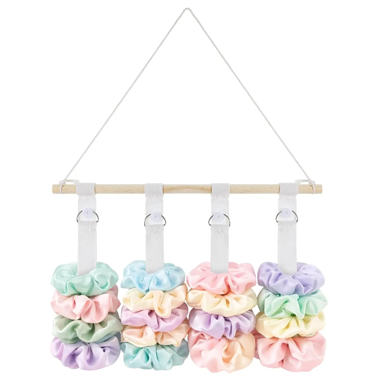 Scrunchie Holder Organizer Bow Holder Hair Tie Organizer for Girls Hair Bow Hanger Hairs Clips Headband Organizers Storage Scrunchie Organizers for  Girls Women Wall  Decor