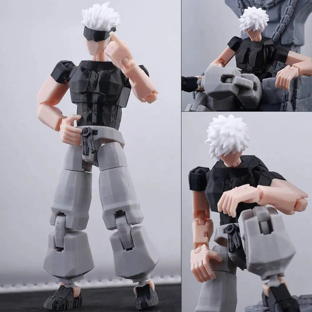 9L3D Printed Titan 13 Jujutsu Kaisen Mahoraga Figure Dummy 13 Lucky 13 Multi-Jointed Poseable Anime Model Collectible Toys Gifts
