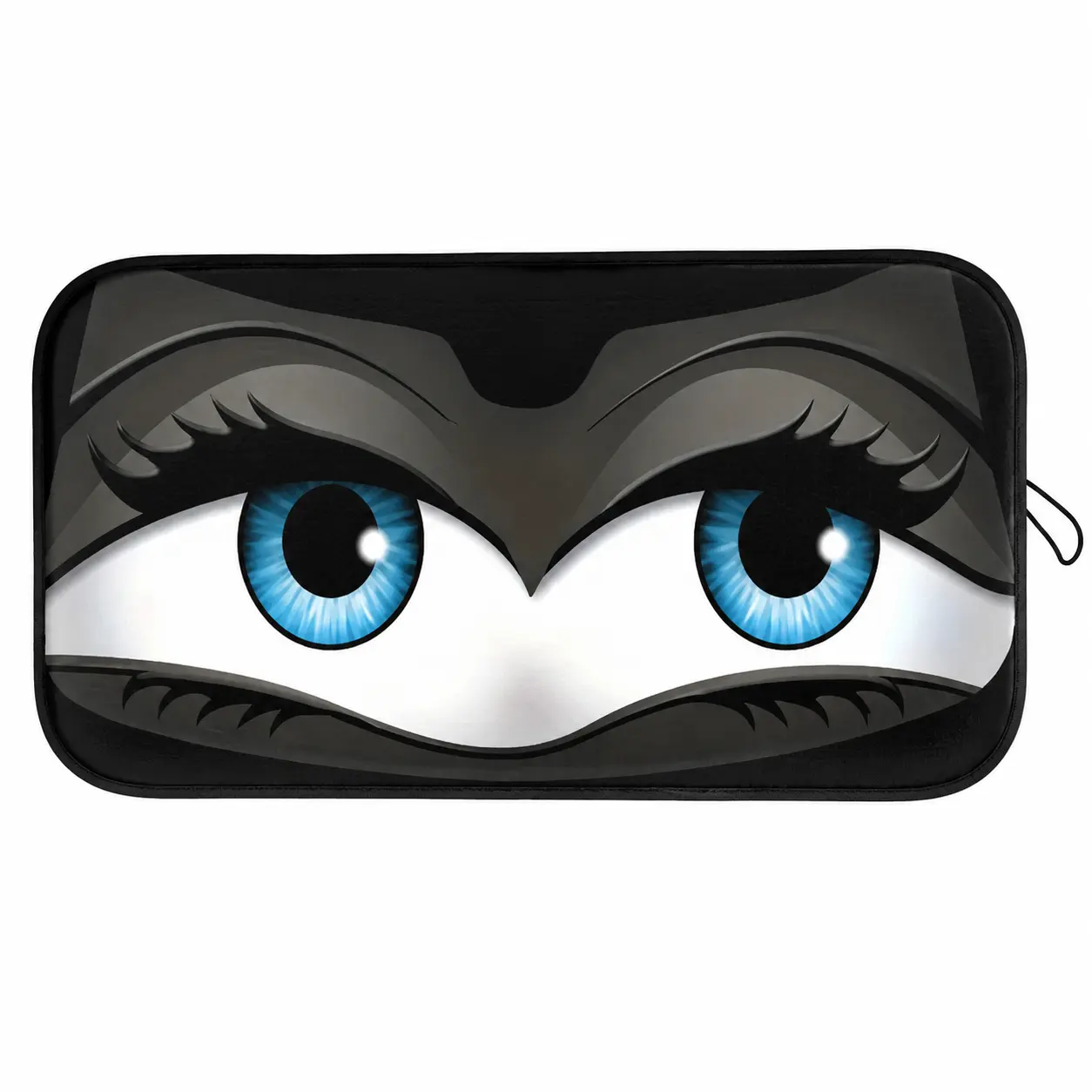 Foldable Cartoon-Printed Windshield Sun Shade for Cars and Small SUVs – UV-Blocking, Heat-Reducing Automotive Accessory with Universal Fit, Quick Snap Installation, and Durable Reflective Fabric for Summer Use