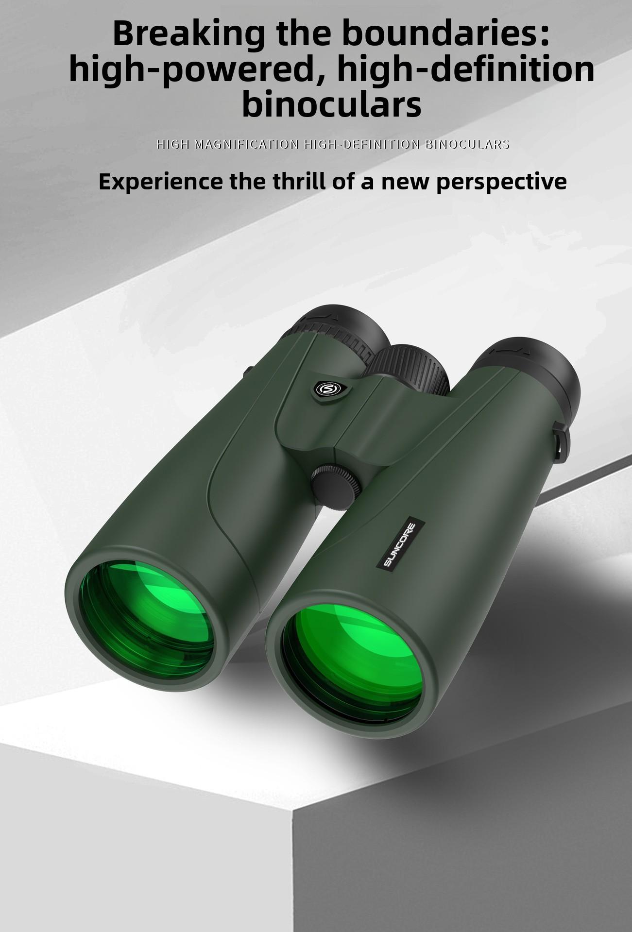 15x52 UHD Binoculars HighWeekly Deals Magnification for Bird Watching & Distant Details23mm Large Eyepieces BAK4 Prism for Low LightNature Lovers Telescopic Hiking Essentials