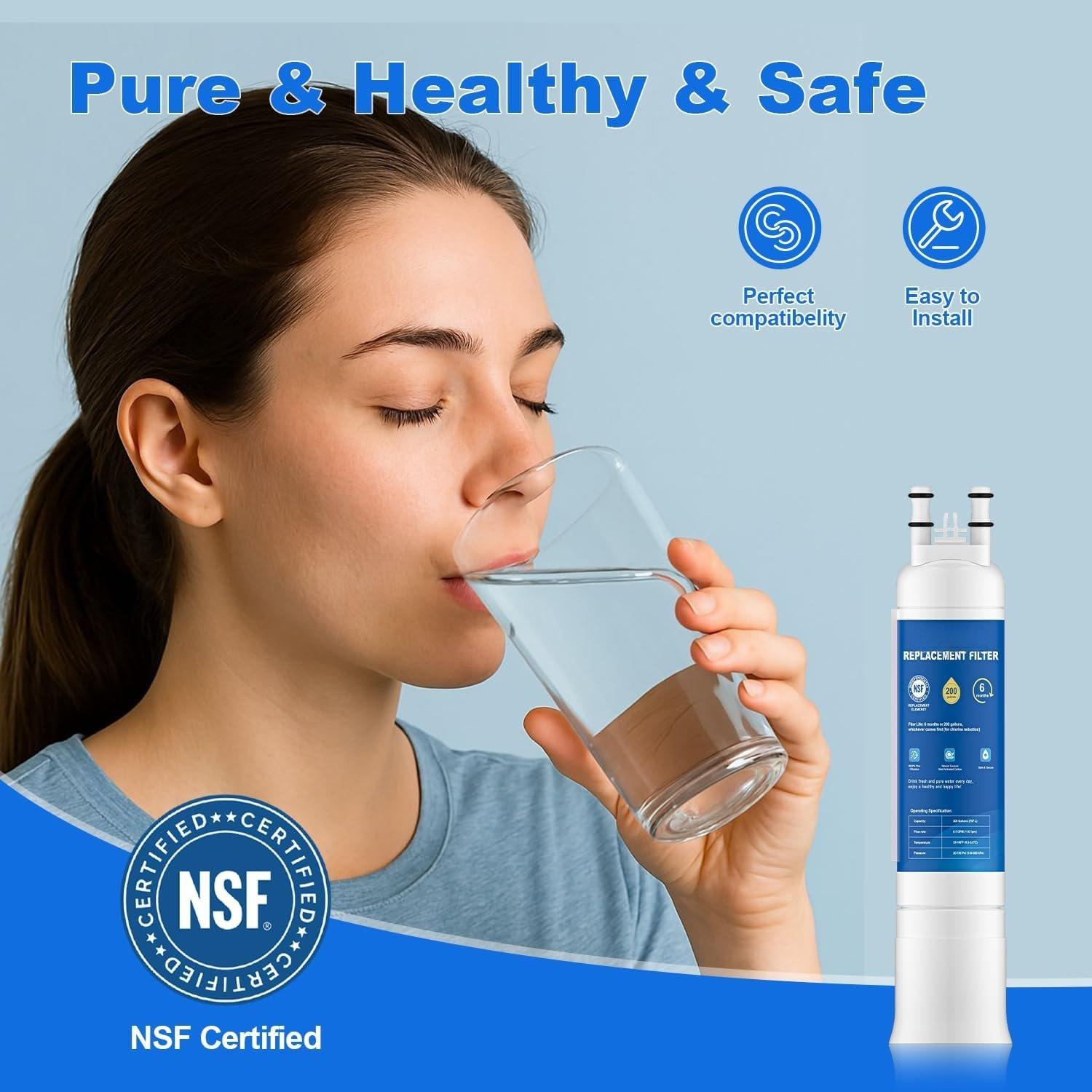 FPPWFU01 Replacement compatible with Frigidaire FPPWFU01, Electrolux FPPWFU01, PureAdvantage, PWF-1 FPPWFU01 PurePour  Filter (3-PCS)