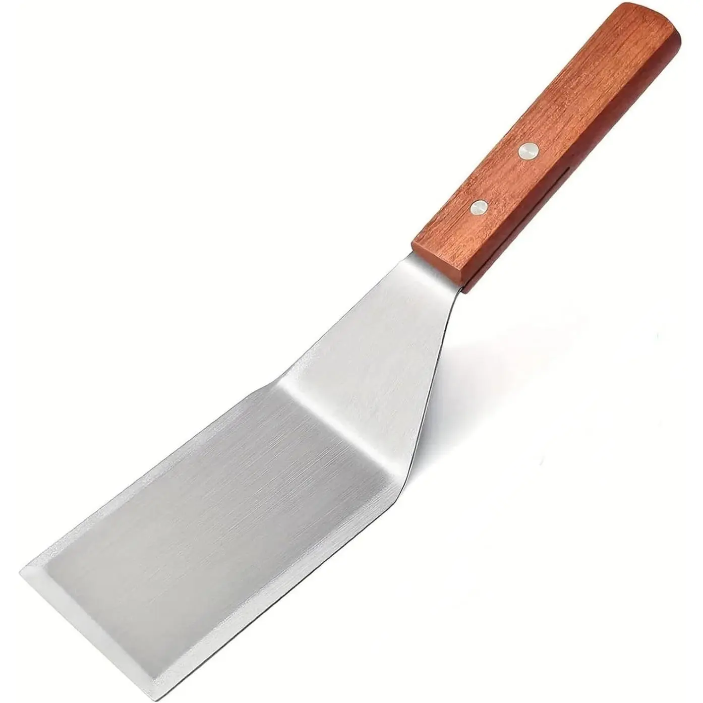 Hamburger Spatula Turner, Stainless Steel Heavy Duty Spatula Turner, Metal Spatulas for Cast Iron Skillet, Grill Griddle Scraper Kitchen Cooking