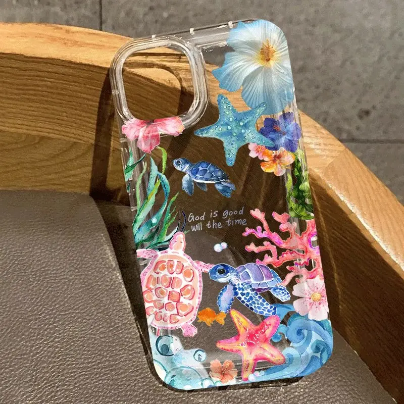 Ocean Turtle phone case artwork
