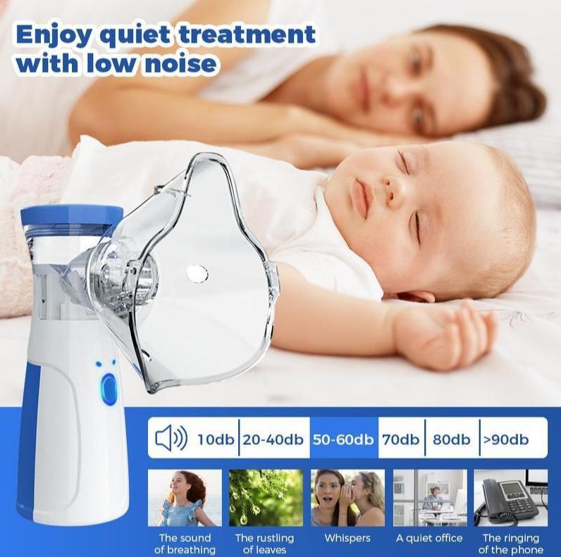 Portable Rechargeable Smart Humidifier - Auto-Clean Dual Modes, Handheld for Home & Travel SpringStatements