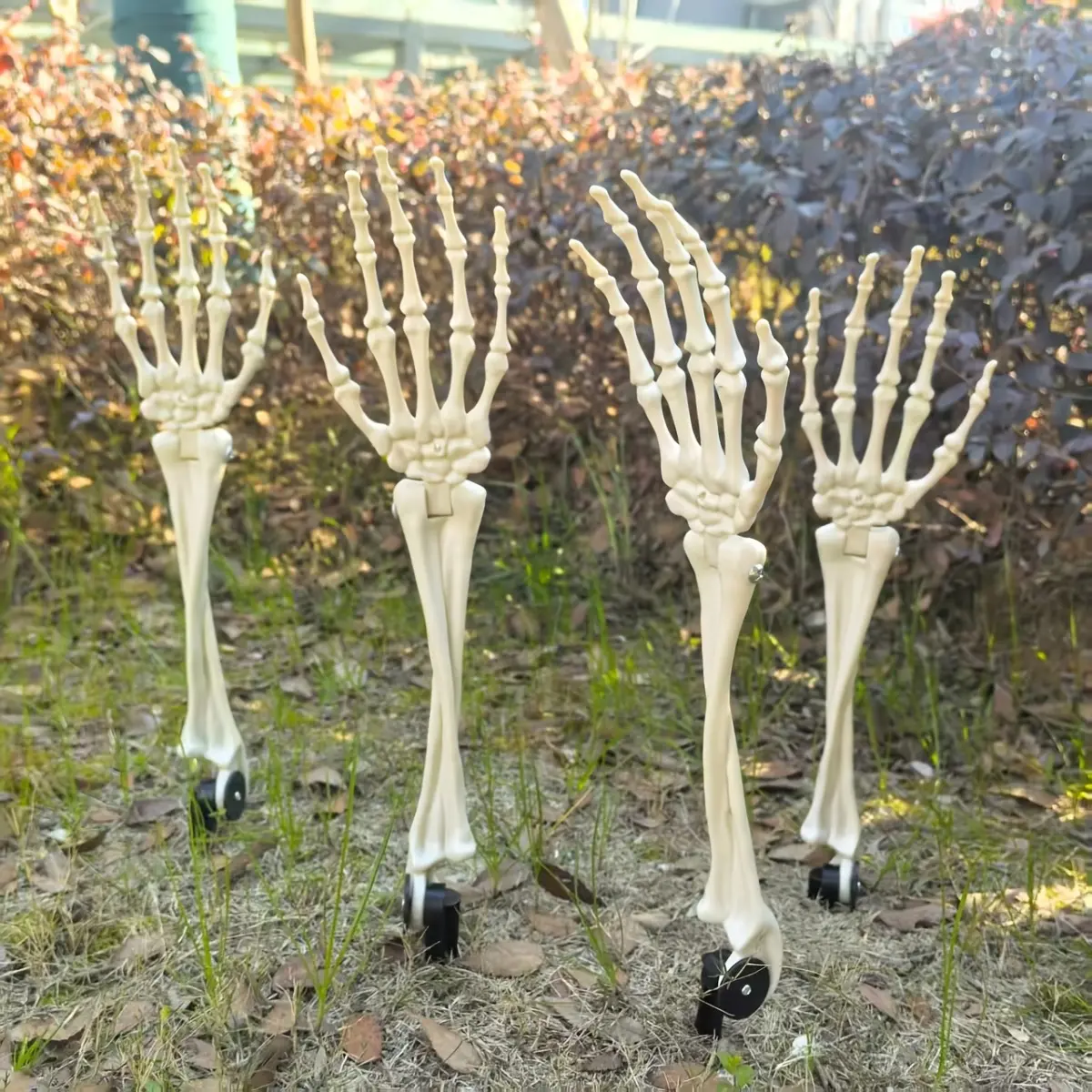 Trending Halloween Posable Skeleton Hands, Premium Realistic Skull Decor, Game-Changer for Spooky Outdoor Yard Scenes, Must-Have Halloween Party Prop for Haunted House Aesthetic, Hot Sale 2026 Viral Item