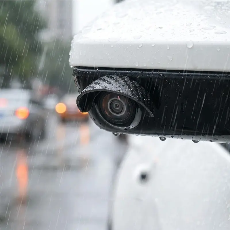 Car Rear View Camera Rain Shield, Waterproof Windshield Protector for Reverse Imaging, Universal PVC Soft Film Anti-Fog Rain Cover