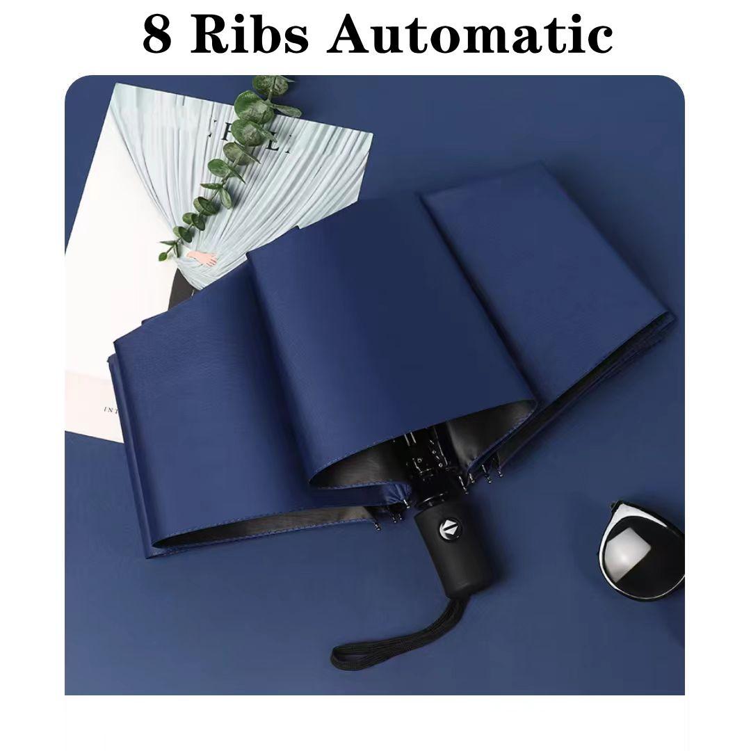 Automatic Open & Close Umbrella, Portable Foldable Umbrella, Windproof Rain Umbrella for Men & Women, Automatic Folding Umbrella, Wind Resistant Umbrella, Lightweight Waterproof Umbrella