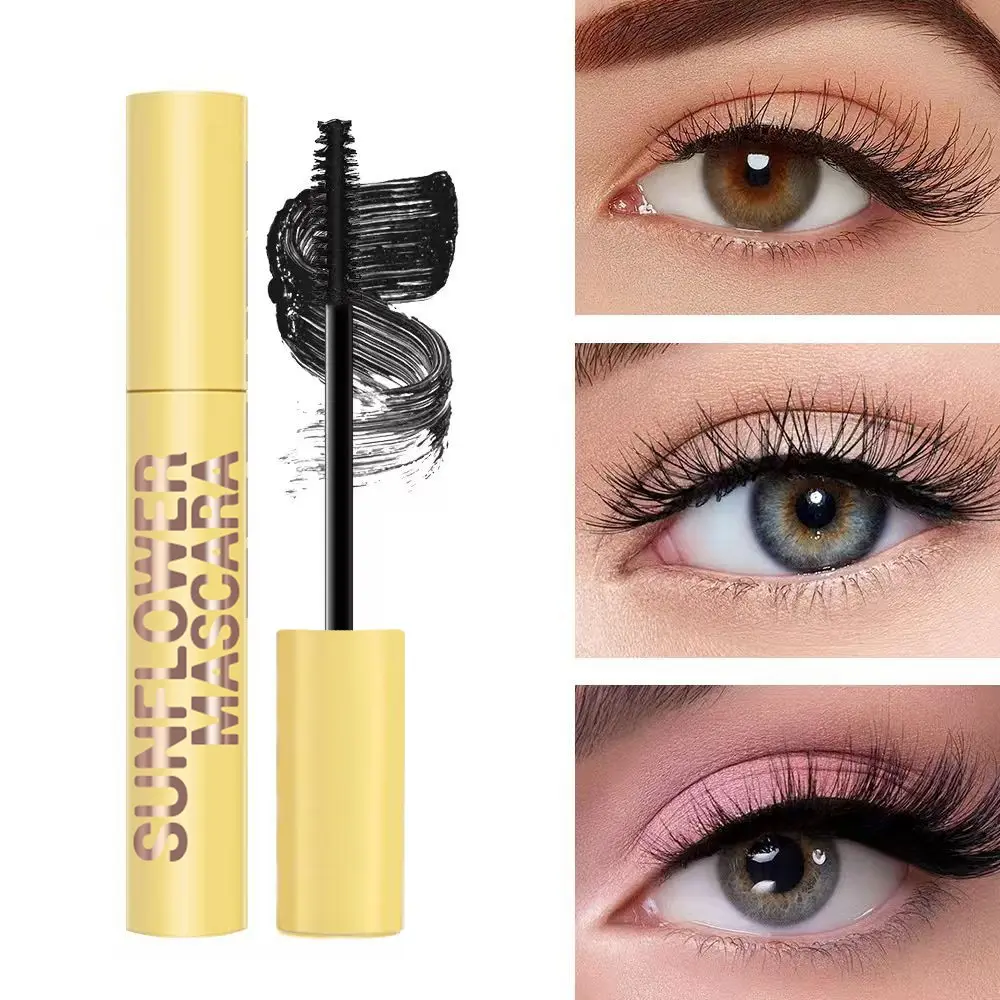 Volumizing Curling Mascara, 2 Shades Black & Brown Lash Mascara, Dense Spiral Brush Grab Every Thin Lash, Lift Curl Thick Separate Eyelashes, Smudge-proof No Clumping No Flaking All Day Sweat Resistant Formula, Create Natural Fluffy Doll Full Lashes