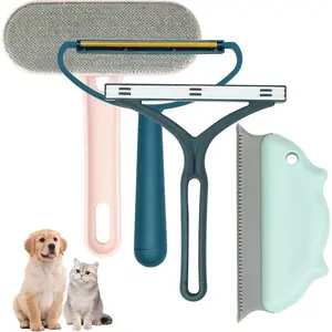 Dog and Cat Hair Remover for Couch,Pet Hair Removal Tool,Portable Carpet Scraper and Brush for Carpet,Furniture,Blanket,Clothes,Bedding,Car Mat,Pet Tower,Father's Day Gift,Hand Tools Kits