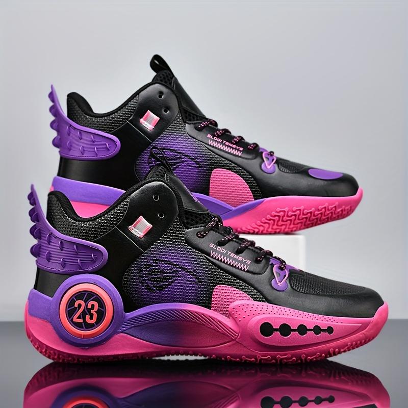 (New)Sneakers, Men's Basketball Shoes; Anti-skid And Wear-resistant Breathable Sports Shoes for Outdoor Hiking Shoes for Young Boys; Sports Competition Training Shoes for