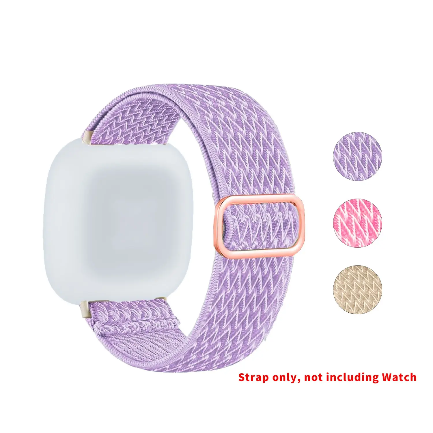 Nylon Strap Compatible with Fitbit, Durable and Comfortable Watch Band, Watch Straps, Perfect Replacement for Your Fitness Tracker, Easy to Install