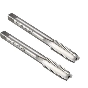 Metric Machine Tap M8 x 1.25 H2 High Speed Steel 3 Straight Flutes Screw Tapping Threading Machinist Repair DIY Tool 2 count