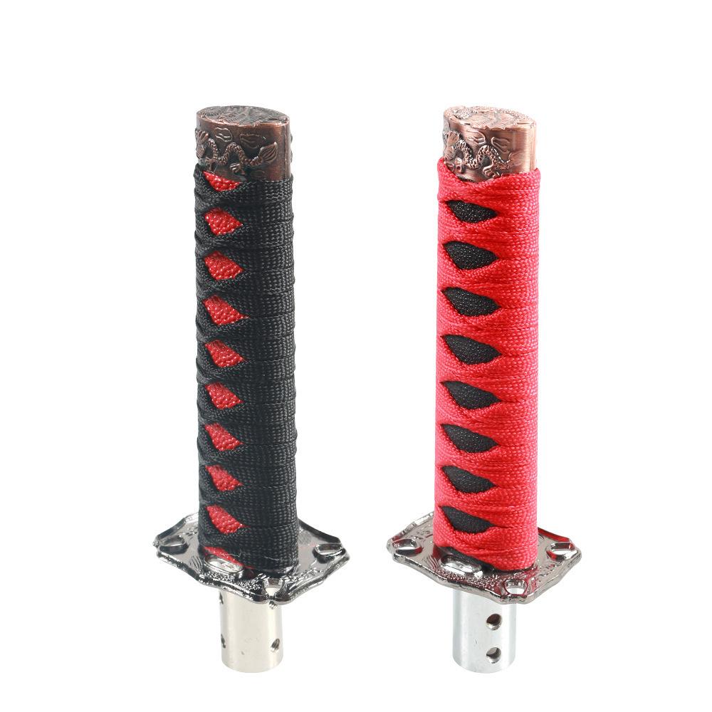 Samurai Gear Shift Knob Car Modification Accessories Unique Japanese Warrior Style Manual Shifter for JDM and Custom Interiors