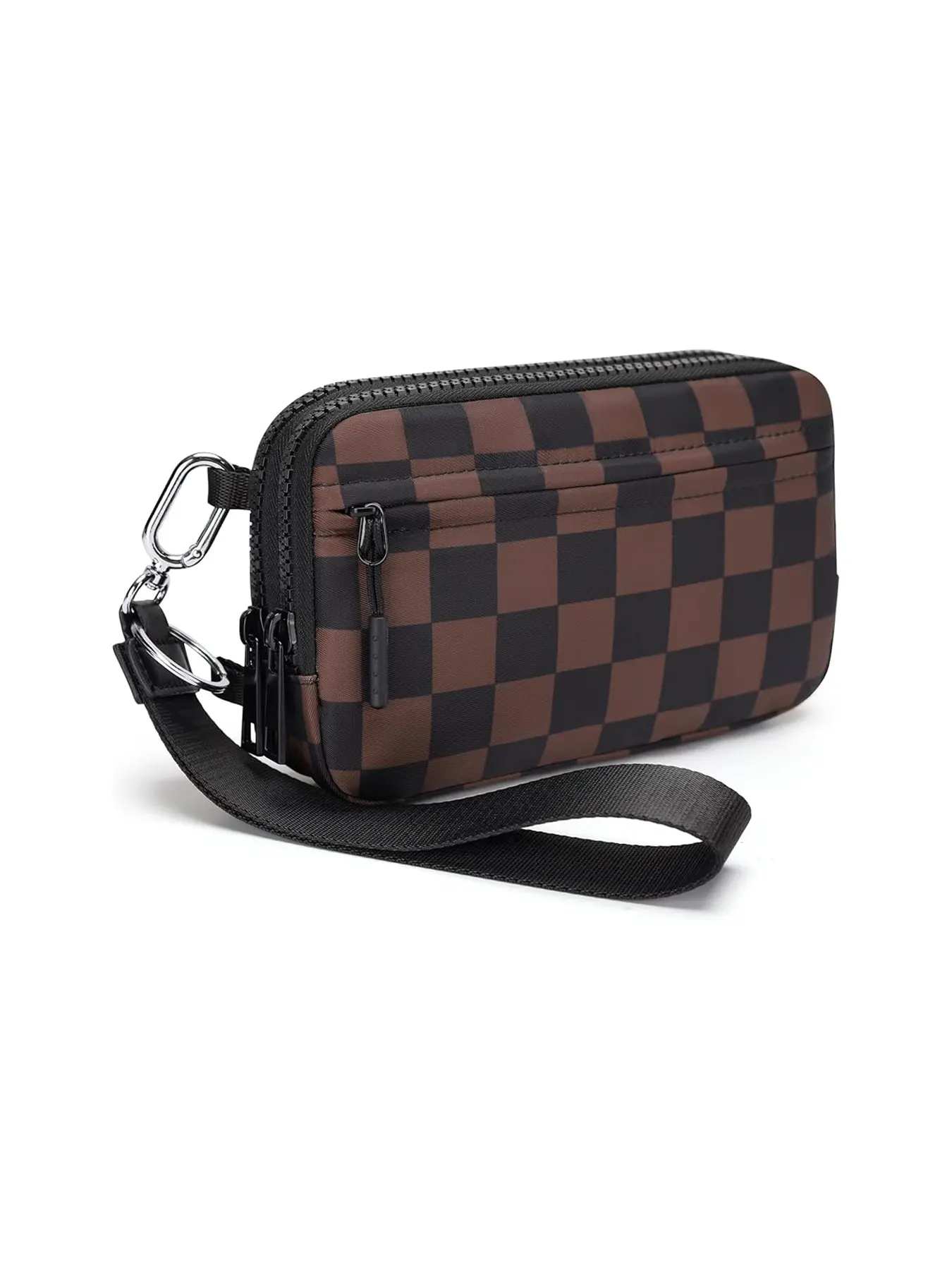 Rfid Anti-Theft Wallet, Wristlet, Crossbody Bag, Shoulder Bag, Casual Leopard Pattern, Nylon Material, All Seasons