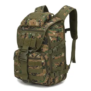 Go Anywhere Tactical Backpack 36 55L Expandable Waterproof Oxford Cloth Cushioned Straps For 14 Inch Laptop Camouflage Hiking Travel Bag Everyday Essential