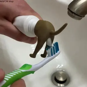 2026 Viral Pooping Dog Butt Toothpaste Topper, Funny Gag Gift for Dog Lovers, Hilarious Joke Prank Present for Friends Family Birthday Christmas