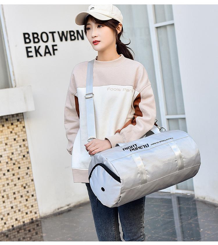 Fitness Bag Men's Wet and Dry Separation Training Sports Backpack Hand Luggage Short-Distance Travel Bag Women's Large Capacity Swimming Bag