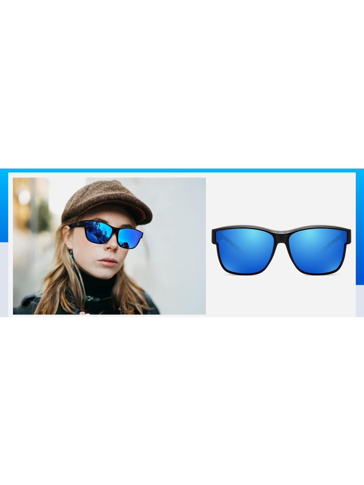EyeconicFinds women's polarized sunglasses, Travel Accessory, Trendy Style, Provides UV Protection, Suitable for Driving, UV400 Protection, B0250, Lightweight and Stylish, Perfect for the Beach.