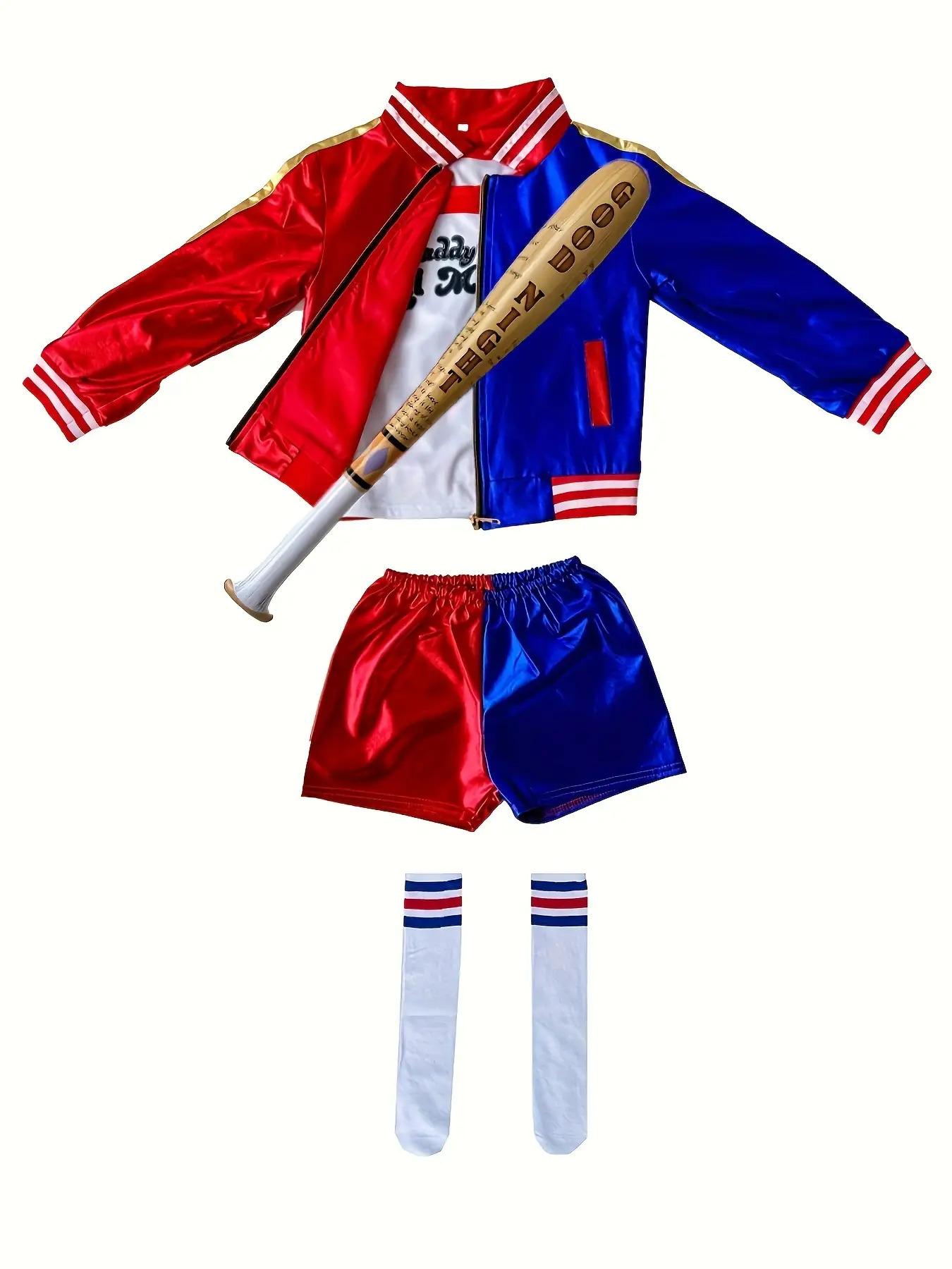 (New)Halloween Children Girls Dress Up Costume Cosplay Street Photography Festival Ball Birthday Carnival Party Performance Set, Holloweencostumes For Girls, Halloween Costumes Cor Girls, Girls Jhalloween Costume, Holloween Costumes Girls, Girls Clown Coa