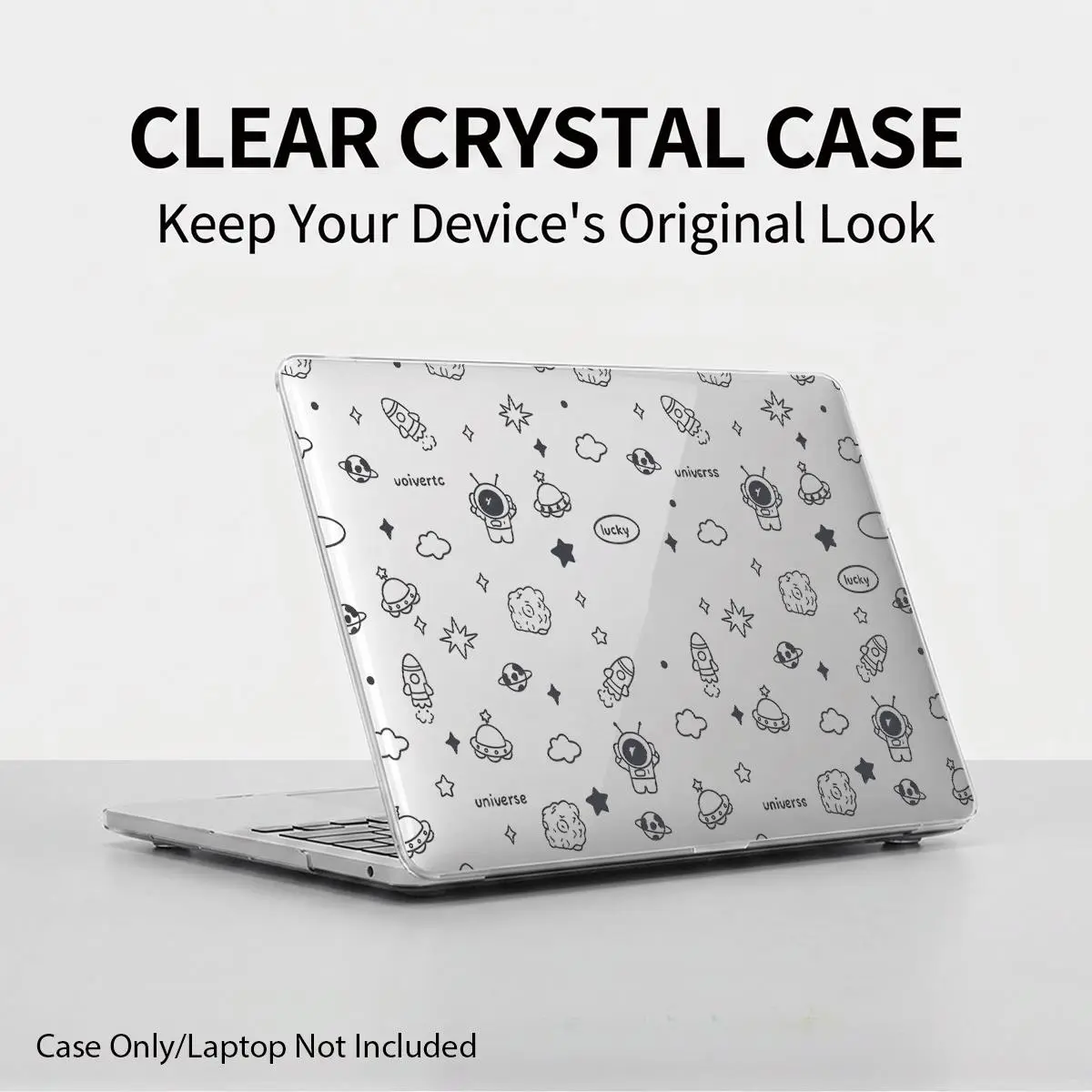 Clear Crystal Shockproof Case for MacBook/matebook,Full Transparent Hard PC Cover with Cooling Vents,Snug Fit Laptop Shell,compatible with 13 Neo/13.3 Air/13.3 Pro/13.6Air/14.2 Pro/15Air/16.2Pro/D16/14 Ultra