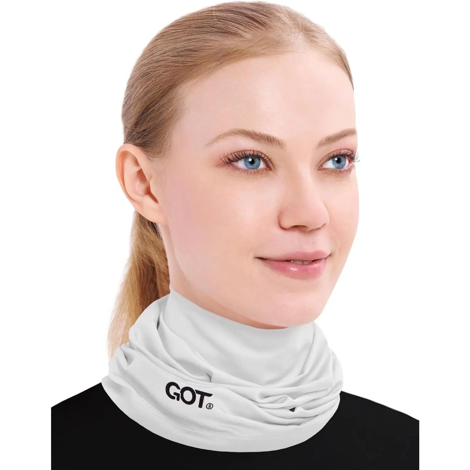 UPF 50+ Cooling Neck Gaiter - Fishing Face Mask Sun Protection Men Women, Thermoregulation, Moisture-Wicking, Quick-Drying, 4-Way Stretch, Built-in UV SPF, Multi-Style HeadwearGift
