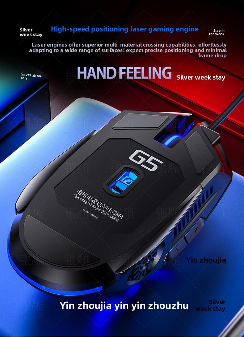 Limited-time offer! Gaming mouse with multi-functional buttons and RGB backlighting, suitable for gaming and office use. Gaming accessories. #Hot Deals (Black Friday) Christmas Sale