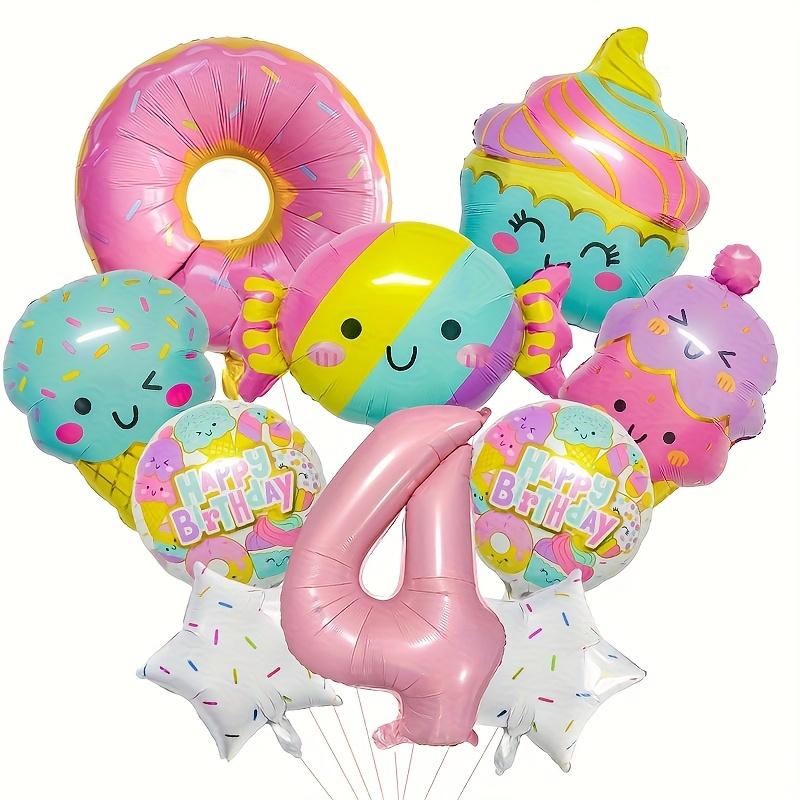 New Candy Ice Cream Balloon Set - Birthday Anniversary Scene Decoration Aluminum Foil Balloons, Christmas Decorations, Navidad Decoración