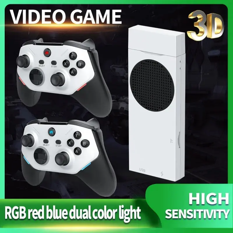 NEW M88 Open Source Home Retro Video Game Console - PS2-Compatible, 20000+ Classic 3D Titles, TV Gaming Player with Ergonomic Button Layout, HDMI Cable *1, Micro USB Charging Cable *1, USB Connectivity, Button, Game Night Gadget