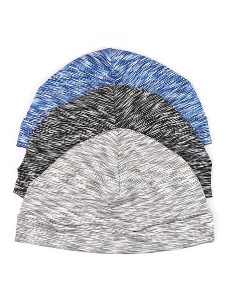 Men Skull Caps Soft Nylon Beanie Hats Stretchy Helmet Liner Multifunctional Headwear for Girls Women