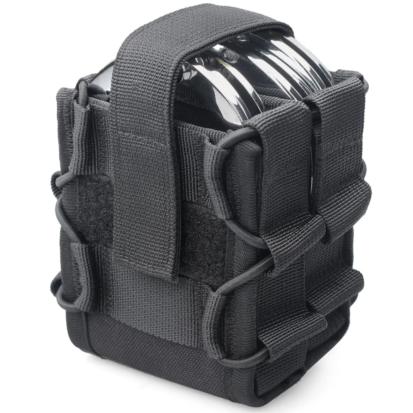 Tactical Molle Open Top Double Handcuff Pouch Handcuff Holder for Duty Belt Vest