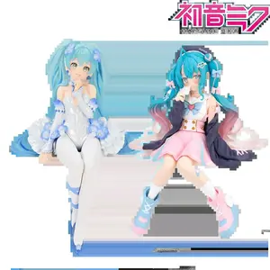 New Hatsune Miku Anime figure Flower Fairy Sailor Suit Sitting Position PVC Action Figure Model Toy Decoration Collect Gifts
