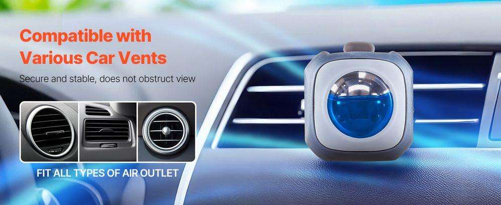 Car Air Freshener 6-Pack New Car Scent Vent Clip 4ml Each Vent Air Fresheners