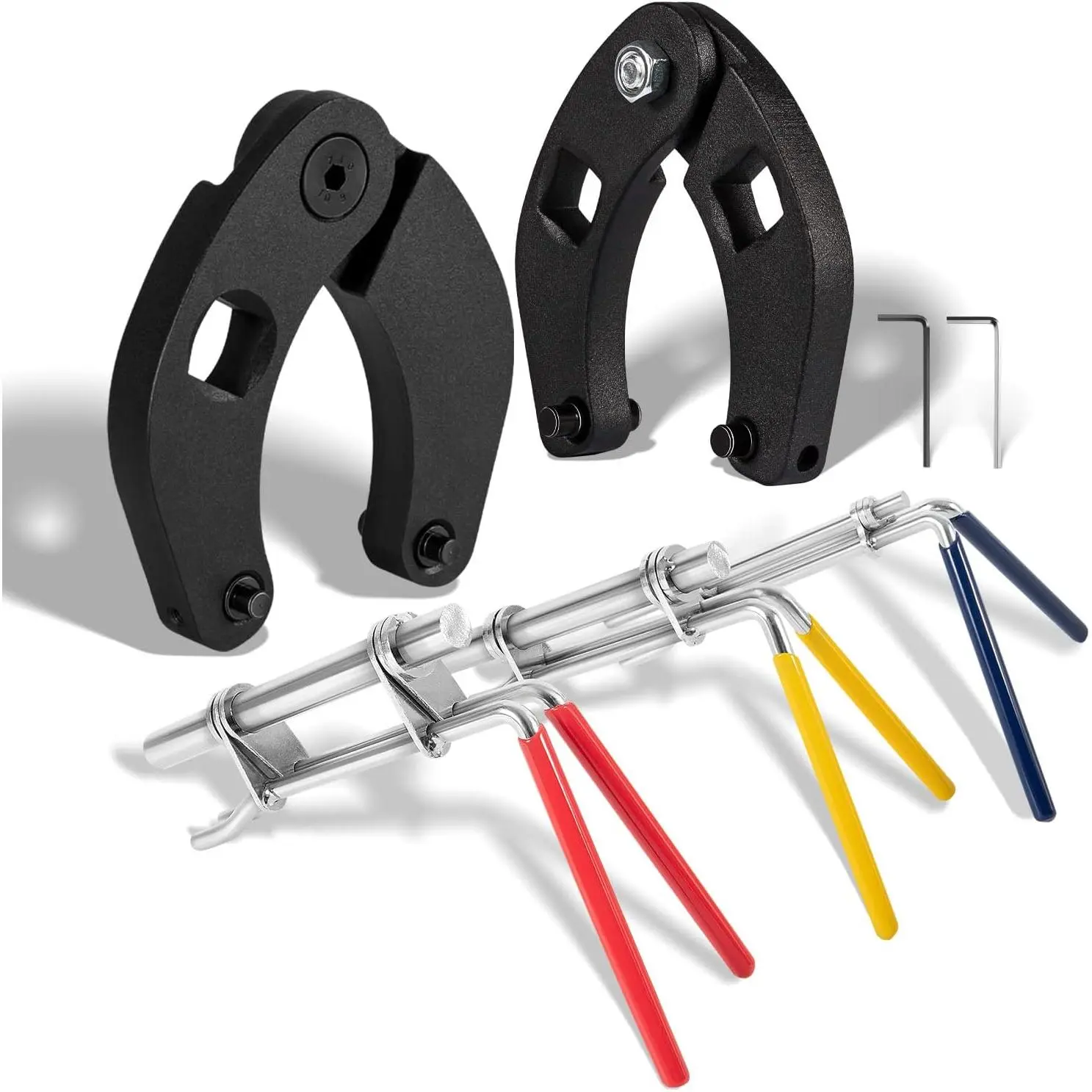 Batteryless Gas-Free Hydraulic Seal Installation Tool Set - Multiple Sets Include 1266 Adjustable Flange Nut Wrench, 7463 Small Universal Wrench, Piston Repair Seal Kit, Safe for Agricultural & Construction Equipment