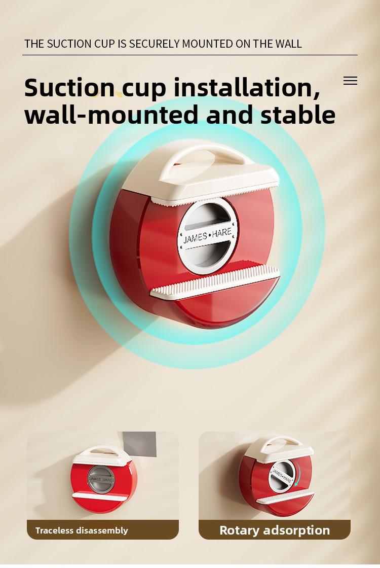 Suction Cup Power Strip Holder No Drill Wall Mounted Remote Control Socket Fixer Wall Organizer for Power Strips and Cable Management