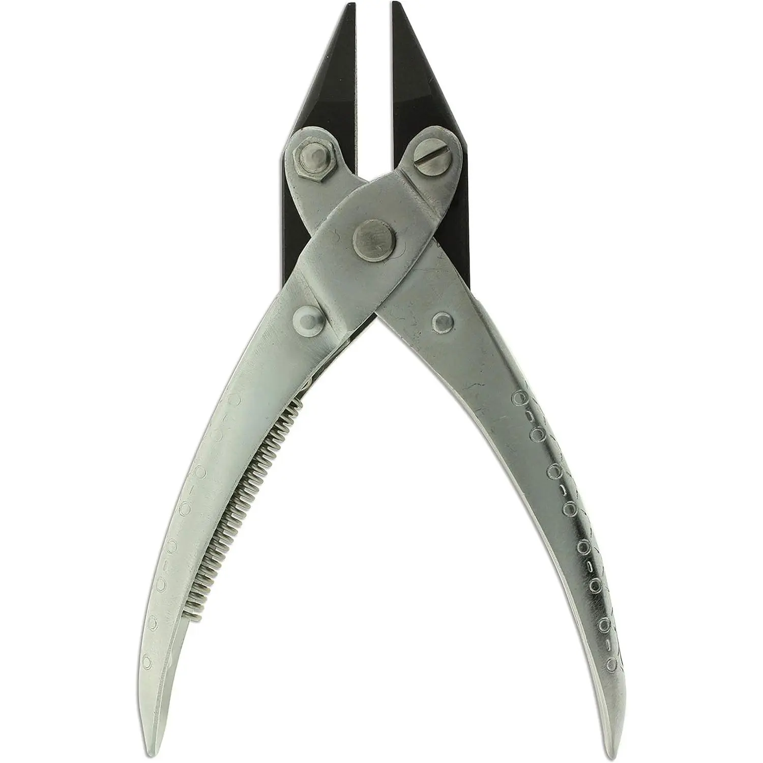 5.5 Inches (140mm) Chain Nose Parallel Pliers with Spring, Flat Grip for Jewelry Making, Wirework & Repair