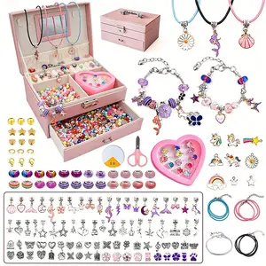 2791pcs Multicolor Jewelry Making Kit, Includes Pendant Bracelet Set, Ideal for Beaded Bracelets, Keychains, Craft Accessories