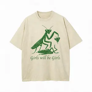 🐛 Girls Will Be Girls Praying Mantis Graphic Tee| Viral Irreverent Meme Shirt🦗 Funny Praying Mantis Edgy Meme Graphic Tee| Trending Nature Joke Shirt🤣 Mantis Meme Graphic Tee| Must-Have Offensive Joke Shirt