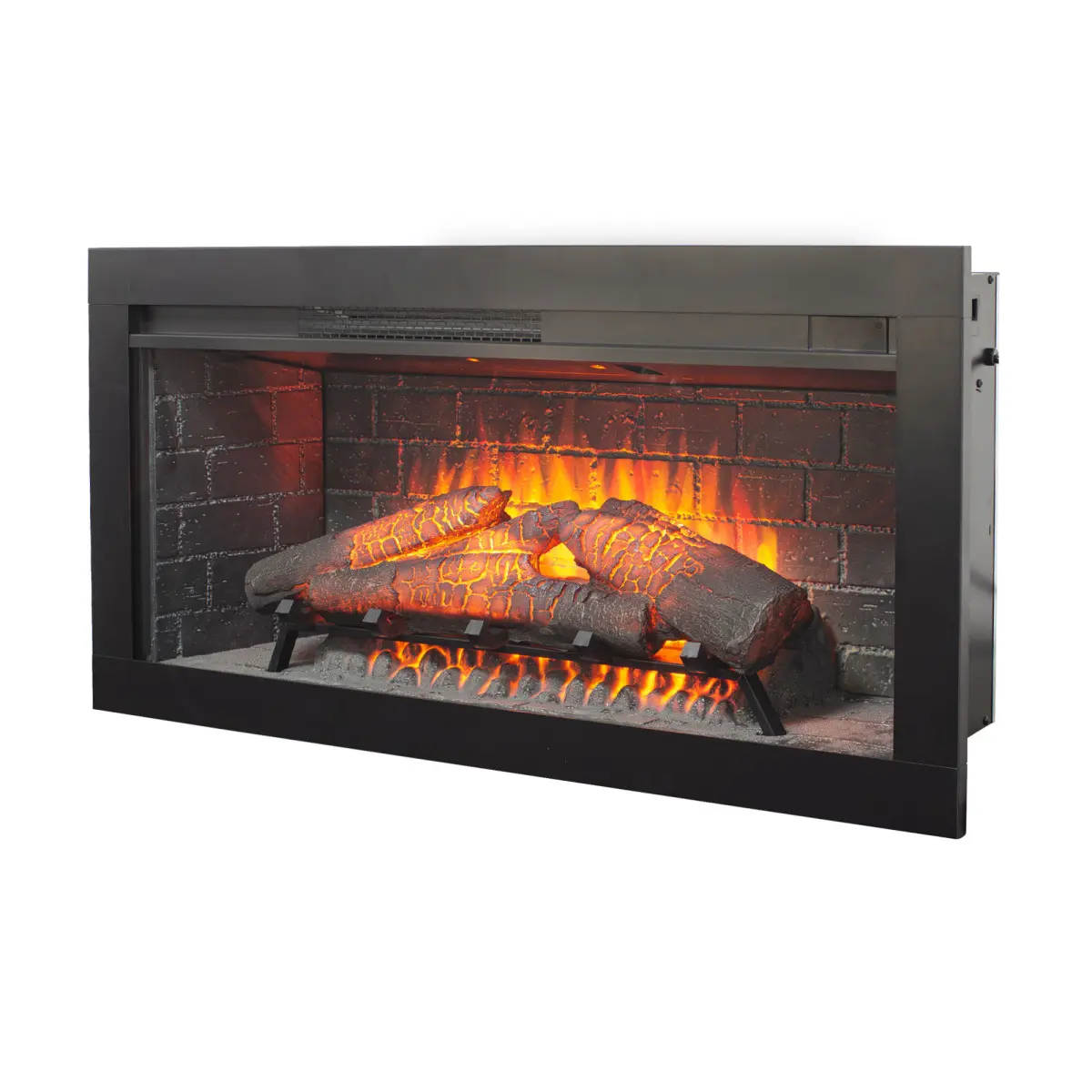 36 inch Infrared Electric Fireplace with Removable Trim kit Insert, Touch Panel Home Decor Heater