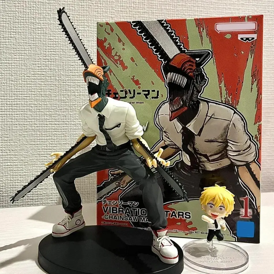 15cm Chainsaw Man Anime Figure Power/Denji Action Figure PVC Chainsaw Man Standing Figurine Adult Collection Model Toys