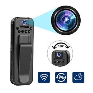 Wireless Vlog Body Camera,Wearable Body Cam with Night-Vision & 180° Rotation Lens, Portable Sport DV Camcorder, Wearable Action Cam for Outdoor Sport Skiing Cycling Hiking