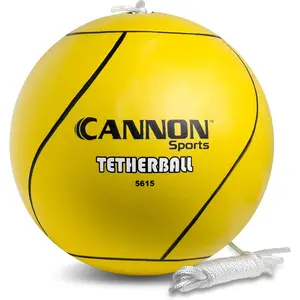 Tetherball Set - Includes Replacement Ball & Heavy Duty 7-Foot Rope, Perfect for Indoor Outdoor Games and Backyard Family Fun, Easy Setup Rubber Tetherball