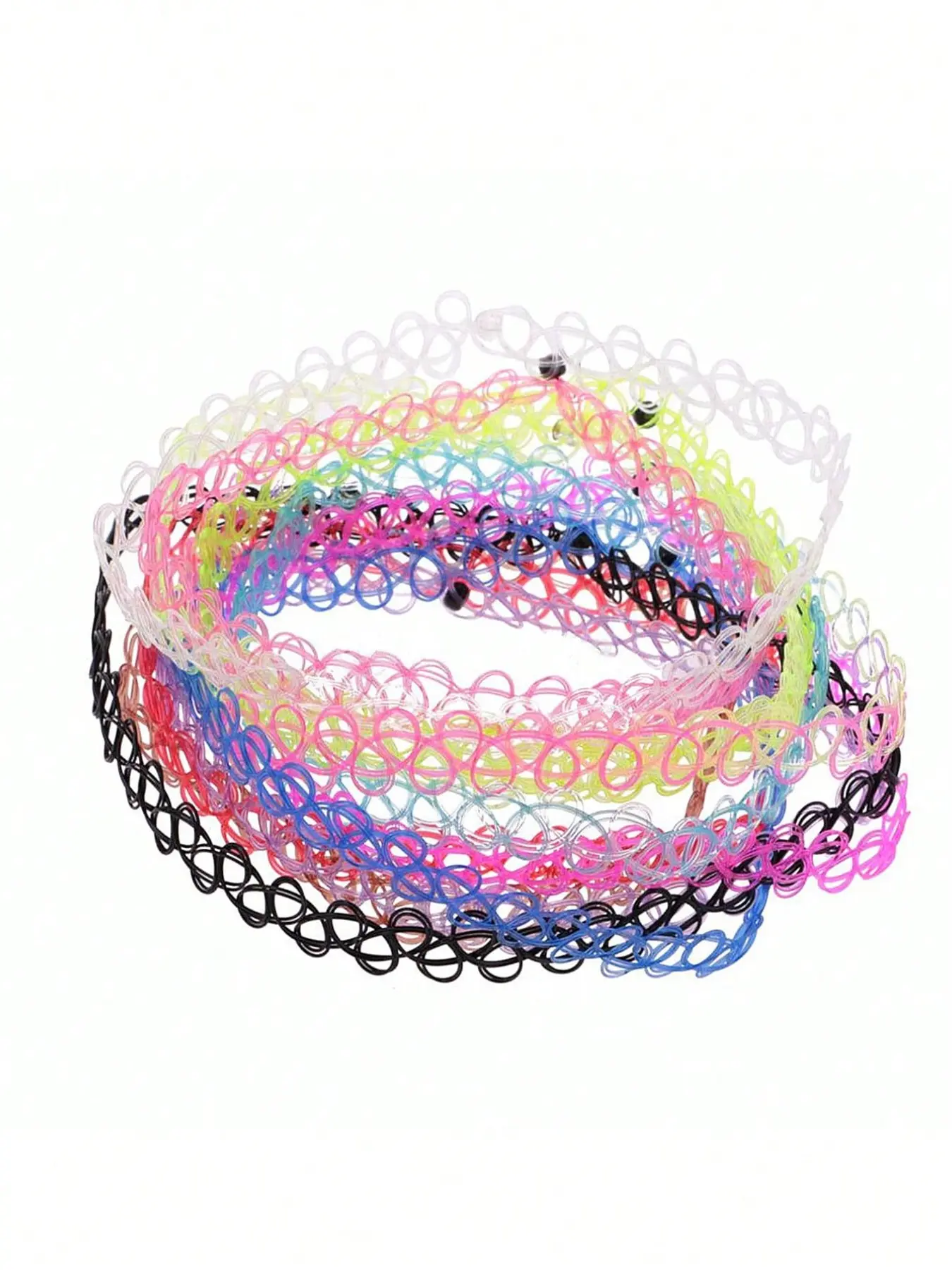 12pcs Colorful Choker Necklace Set for Women, Adjustable Layered Chain Necklaces, Minimal Hollow Design, Trendy Gothic Y2K Jewelry, Boho Necklaces
