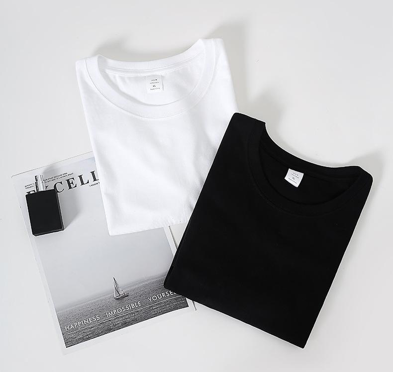 2026 Solid 3-Pack New 100%Cotton Mens T-shirt Short-sleeve Man T shirt Short Sleeve Pure Color Men  women t shirts For Male T-shirts Tops Tee