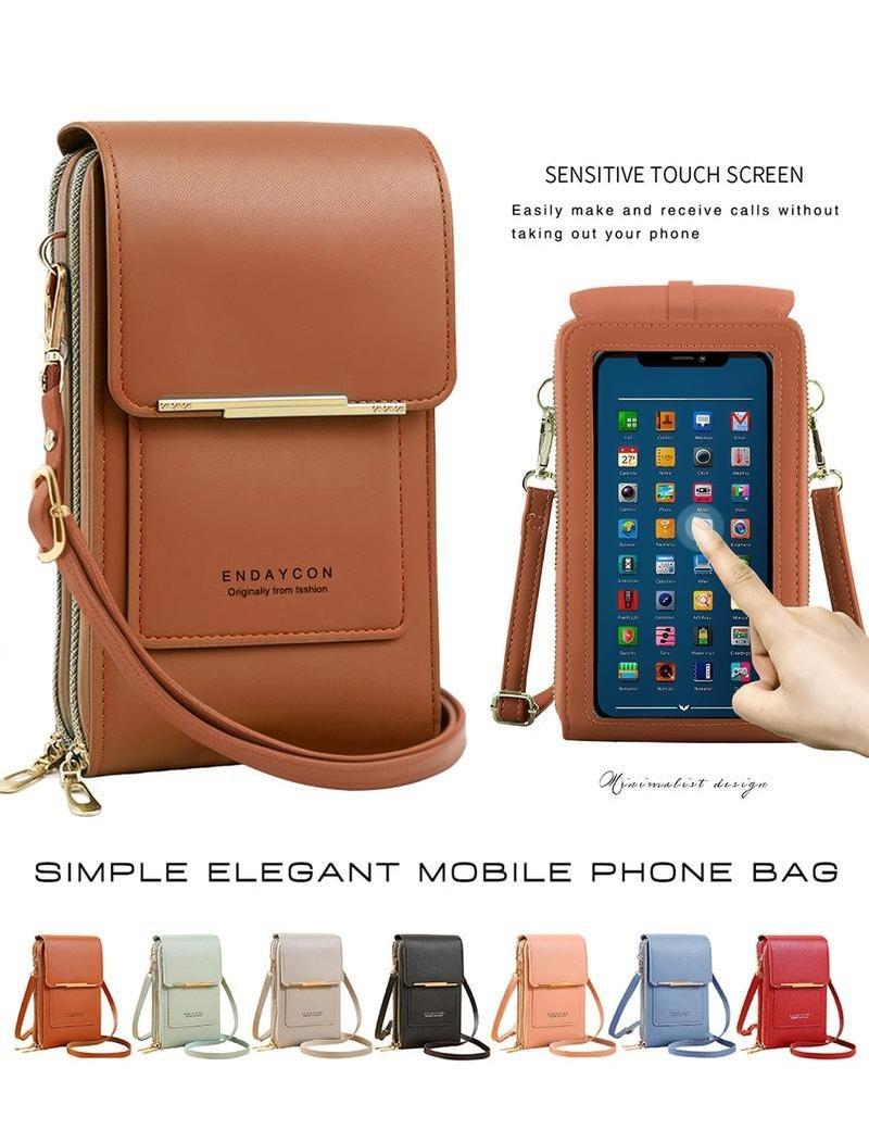2026 Trendy Minimalist Elegant Women's Touchscreen Crossbody Phone Wallet - Multi-Card Slots & Coin Pouch | Adjustable Strap Water-Resistant | Shopping/Travel Multiple Colors Must-Have 2026 Trendy Minimalist Elegant Women's Touchscreen Crossbody Phone Wallet - Multi-Card Slots & Coin Pouch | Adjustable Strap Water-Resistant | Shopping/Travel Multiple Colors Must-Have